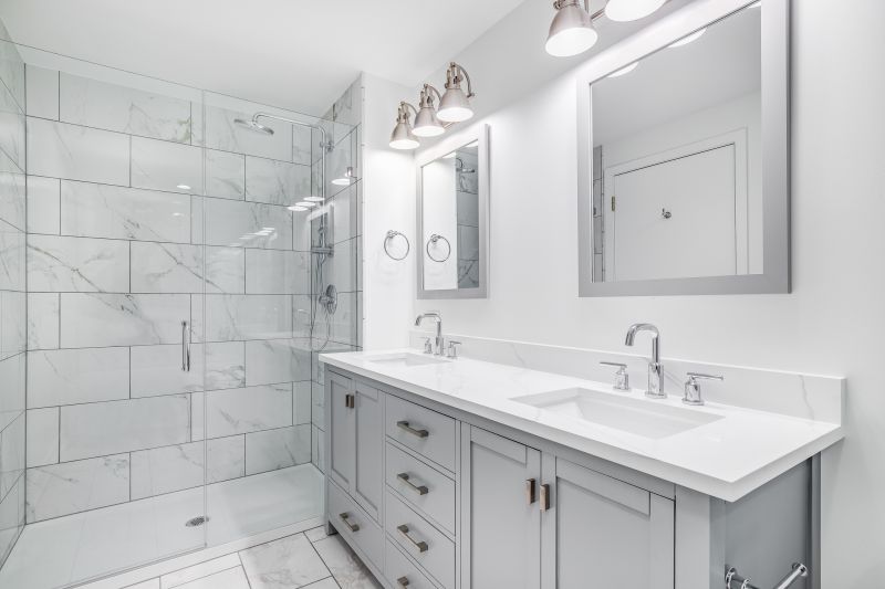 Wide Picture of a Modern Bathroom