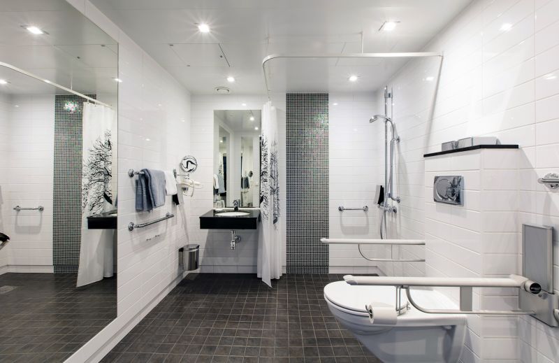 Wide Picture of a Walk-In Shower