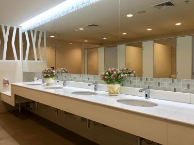 Wide Picture of a Luxurious Vanity Area